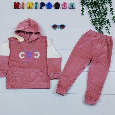 هودی شلوار مخمل وارداتی سایز بزرگ