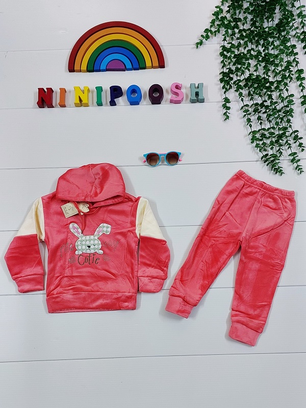 لباس بچگانه نی نی پوش مشهد (14) هودی شلوار مخمل وارداتی