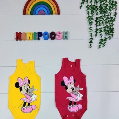 بادی رکابی زیر دکمه طرح میکی موس