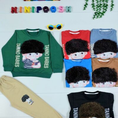 بلوز شلوار طرح موفرفری