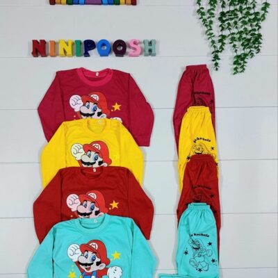 بلوز شلوار طرح ماریو