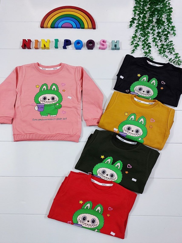 لباس بچه نی نی پوش مشهد (3) بلوز تک توکرکی طرح لبوبو