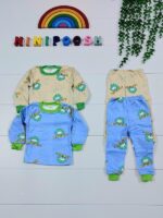 بلوز شلوار وارداتی توکرکی طرح دایناسور کوچولو