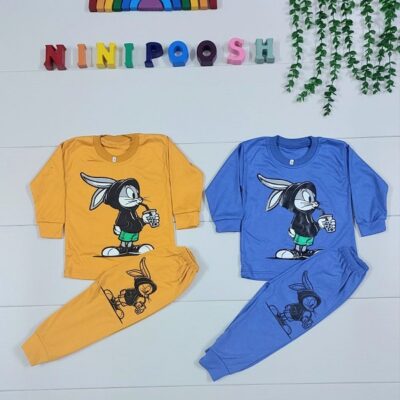 بلوز شلوار طرح بانی خرگوشه