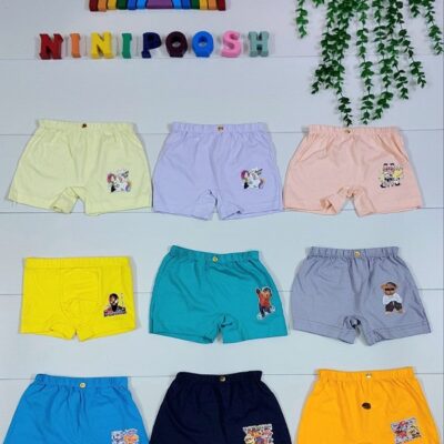 شورت پادار طرحدار دخترانه و پسرانه