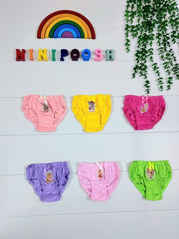 لباس کودک نی نی پوش مشهد (15) شورت اسلیپ دخترانه پاپیون دار در طرح های متنوع