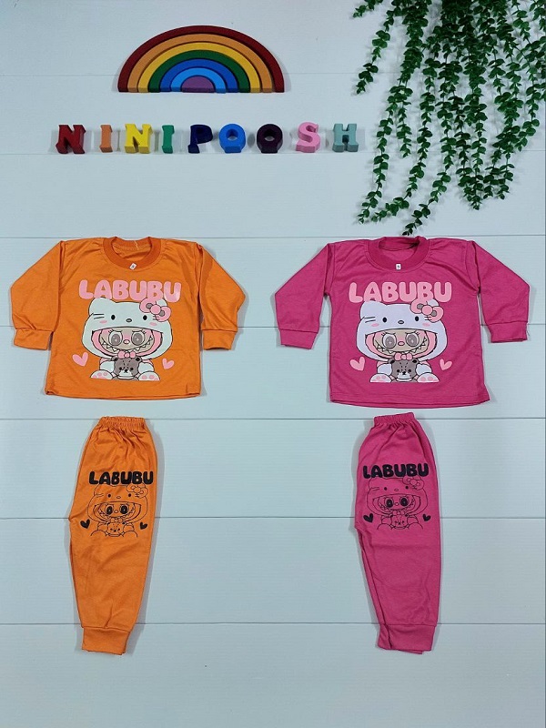 لباس کودک نی نی پوش مشهد (2) بلوز شلوار طرح لبوبو