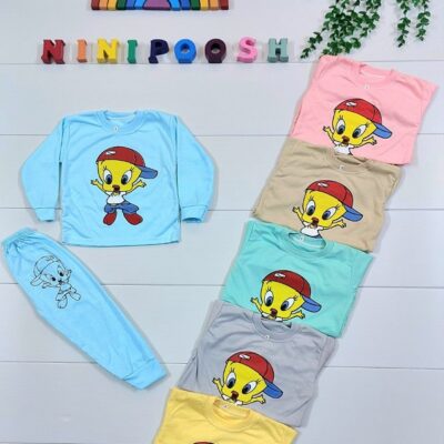 بلوز شلوار طرح توئیتی