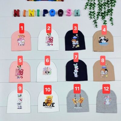 کلاه تک تریکو در طرح های دخترانه و پسرانه