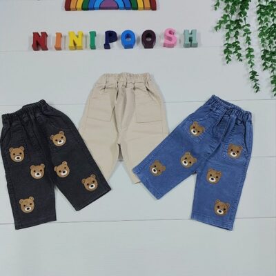 شلوارک لی جیب دار فاق بلند ساده و طرحدار