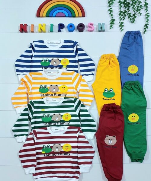 بلوز شلوار طرح جوجه، تدی، قورباغه