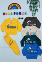 بلوز شلوار طرح قطار