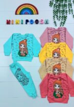 بلوز شلوار دختر کلاهدار