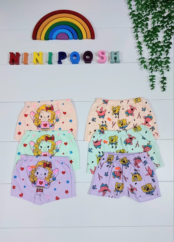 لباس بچگانه نی نی پوش مشهد (123) شورت بچگانه نی نی پوش مشهد