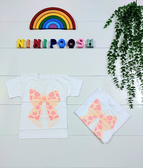 لباس بچگانه نی نی پوش مشهد (33) تیشرت دخترانه نی نی پوش مشهد